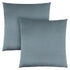 MN-859343    Pillow - 18"X 18" / Pale Blue Satin / 2Pcs