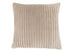 MN-959354    Pillows, 18 X 18 Square, Insert Included, Decorative Throw, Accent, Sofa, Couch, Bed, Faux Fur Polyester Fabric, Hypoallergenic Soft Polyester Insert, Beige, Transitional