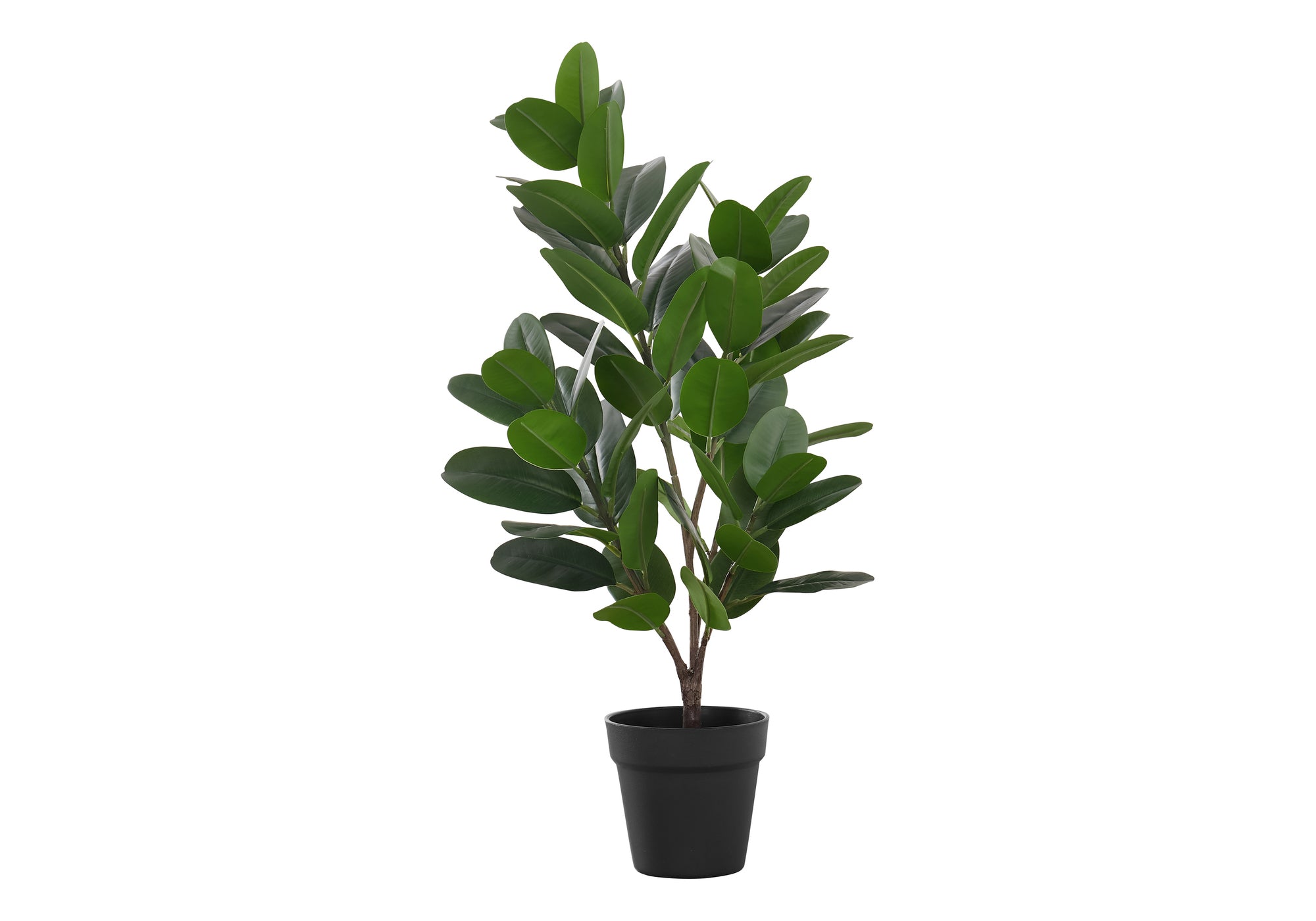 MN-259504    Artificial Plant, 28" Tall, Garcinia Tree, Indoor, Faux, Fake, Floor, Greenery, Potted, Real Touch, Decorative, Green Leaves, Black Pot
