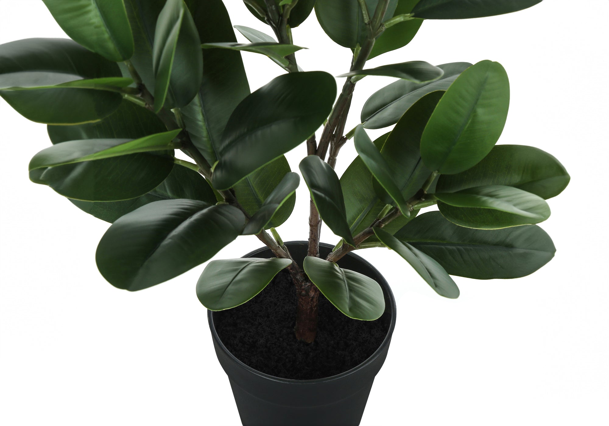 MN-259504    Artificial Plant, 28" Tall, Garcinia Tree, Indoor, Faux, Fake, Floor, Greenery, Potted, Real Touch, Decorative, Green Leaves, Black Pot