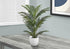 MN-299508    Artificial Plant, 28" Tall, Palm Tree, Indoor, Faux, Fake, Floor, Greenery, Potted, Real Touch, Decorative, Green Leaves, White Pot