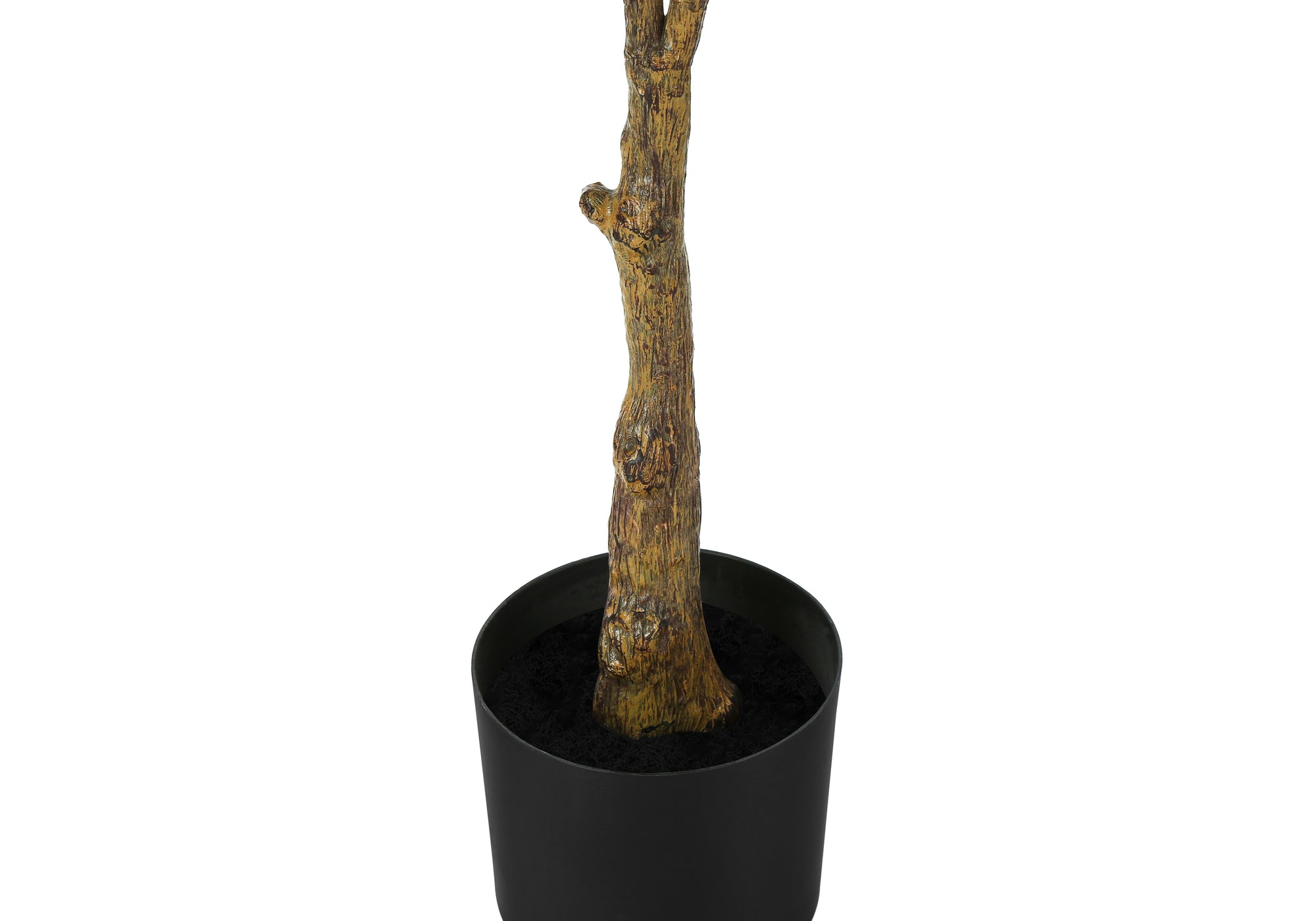 MN-349513    Artificial Plant, 52" Tall, Rubber Tree, Indoor, Faux, Fake, Floor, Greenery, Potted, Real Touch, Decorative, Green Leaves, Black Pot