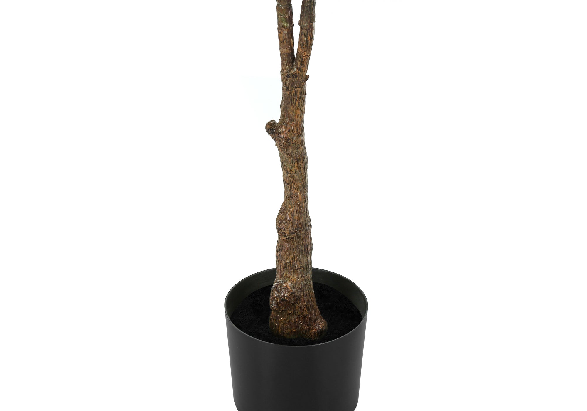 MN-359514    Artificial Plant, 52" Tall, Rubber Tree, Indoor, Faux, Fake, Floor, Greenery, Potted, Real Touch, Decorative, Green Leaves, Black Pot