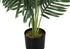 MN-459539    Artificial Plant, 34" Tall, Palm Tree, Indoor, Faux, Fake, Floor, Greenery, Potted, Real Touch, Decorative, Green Leaves, Black Pot