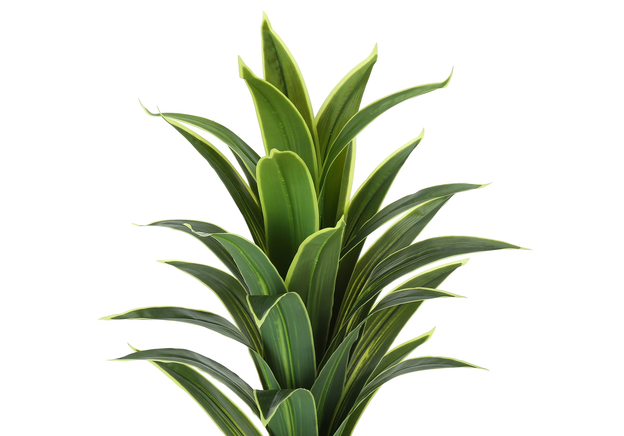 MN-489542    Artificial Plant, 47" Tall, Dracaena Tree, Indoor, Faux, Fake, Floor, Greenery, Potted, Real Touch, Decorative, Green Leaves, Black Pot