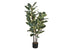 MN-509544    Artificial Plant, 47" Tall, Oak Tree, Indoor, Faux, Fake, Floor, Greenery, Potted, Real Touch, Decorative, Green Leaves, Black Pot
