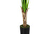 MN-599567    Artificial Plant, 43" Tall, Banana Tree, Indoor, Faux, Fake, Floor, Greenery, Potted, Real Touch, Decorative, Green Leaves, Black Pot