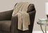 MN-849602    Throw - 60" X 50" / Beige Ultra Soft Ribbed Style