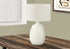 MN-849609    Lighting, 26"H, Table Lamp, Ivory / Cream Shade, Cream Resin, Contemporary