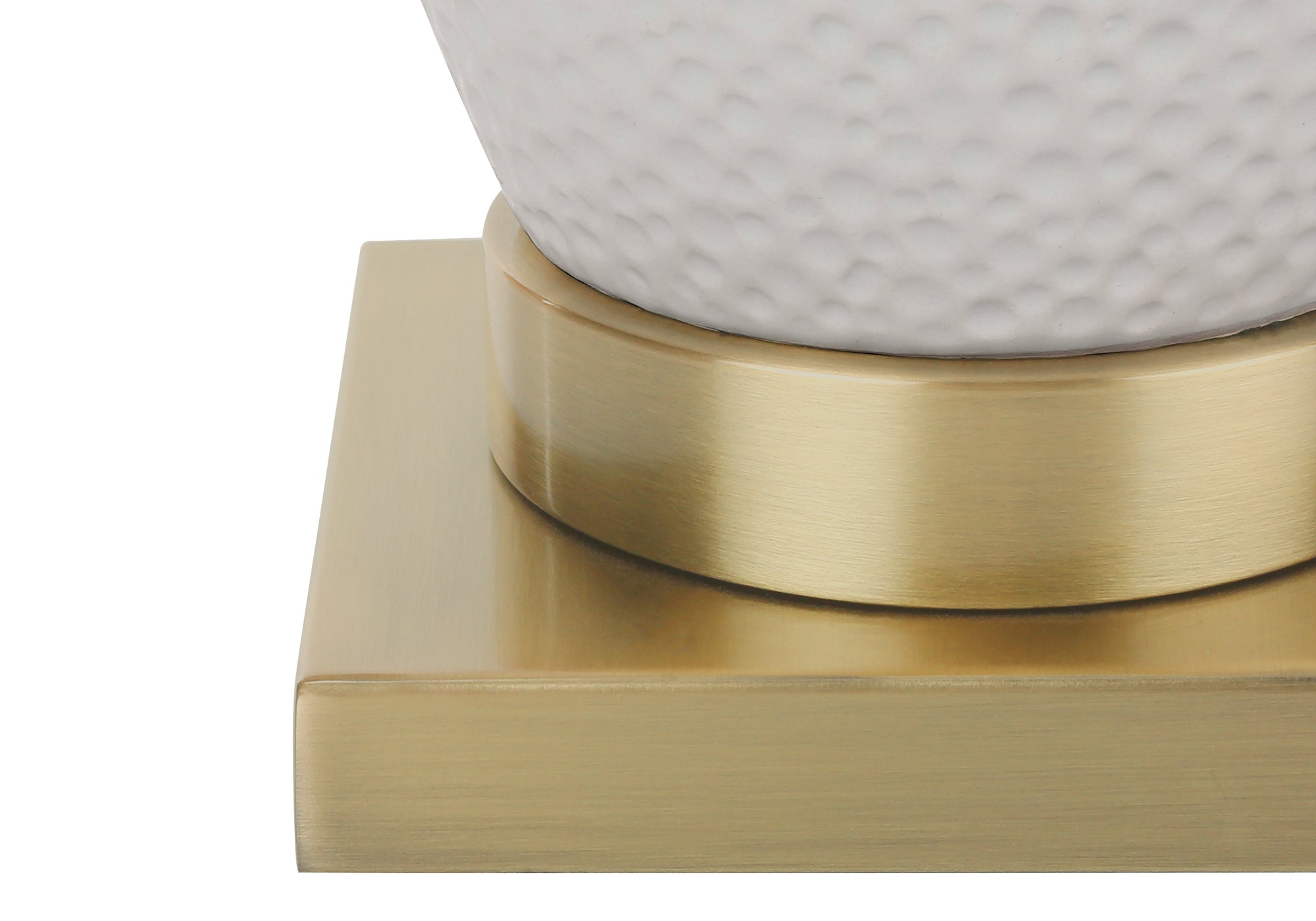 MN-859610    Lighting, 26"H, Table Lamp, White Ceramic, Ivory / Cream Shade, Transitional