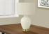 MN-989625    Lighting, 26"H, Table Lamp, Ivory / Cream Shade, Cream Ceramic, Transitional