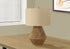 MN-109628    Lighting, 22"H, Table Lamp, Brown Rope, Beige Shade, Transitional