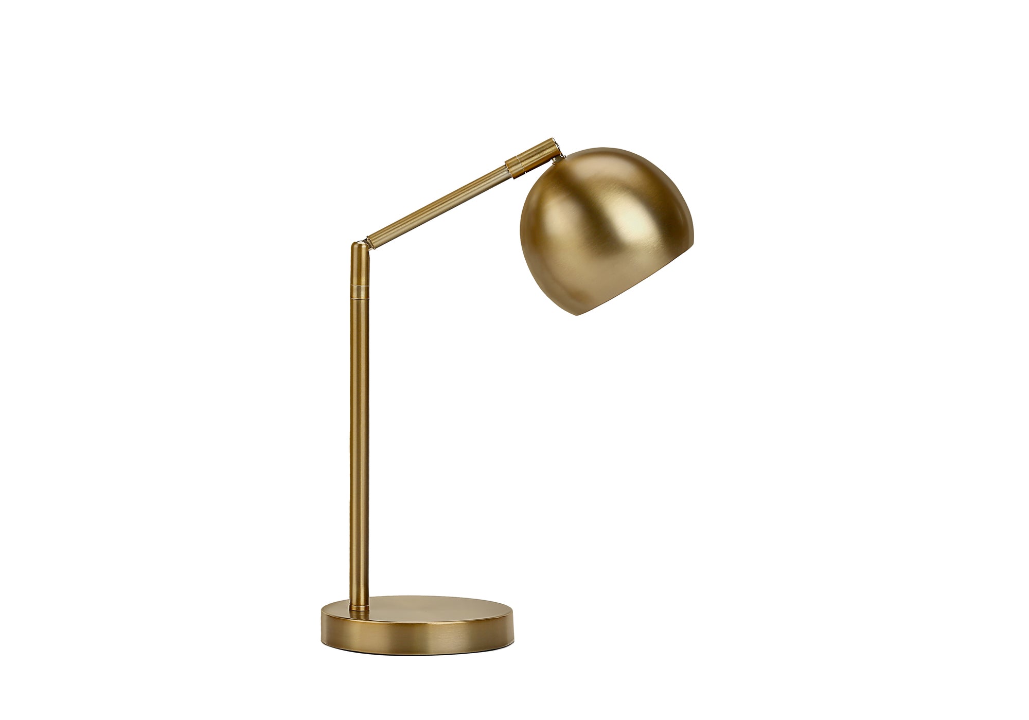 MN-239644    Lighting, 19"H, Table Lamp, Gold Metal, Gold Shade, Contemporary