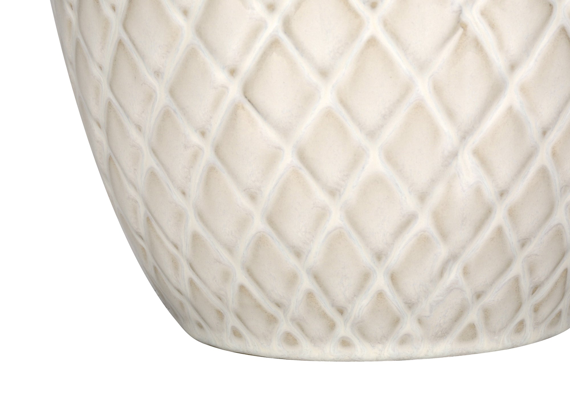 MN-419707    Lighting, 25"H, Table Lamp, Cream Ceramic, Ivory / Cream Shade, Transitional