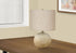 MN-529718    Lighting, 20"H, Table Lamp, Beige Concrete, Beige Shade, Contemporary