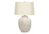 MN-539719    Lighting, 26"H, Table Lamp, Cream Ceramic, Ivory / Cream Shade, Transitional