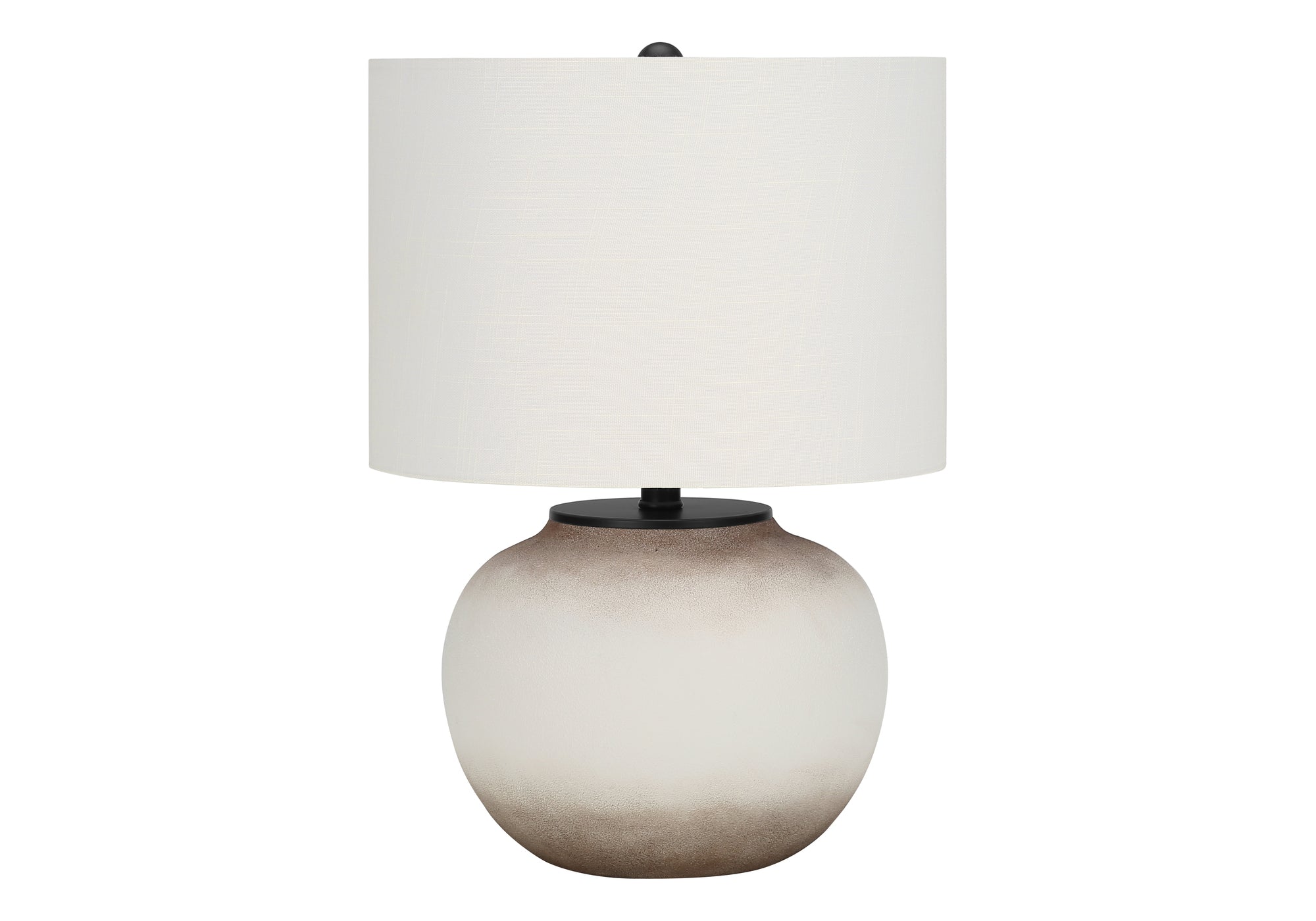 MN-569722    Lighting, 21"H, Table Lamp, Cream Ceramic, Ivory / Cream Shade, Modern