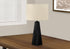 MN-609726    Lighting, 27"H, Table Lamp, Black Resin, Beige Shade, Modern