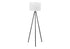 MN-699735    Lighting, 63"H, Floor Lamp, Black Metal, Ivory / Cream Shade, Contemporary
