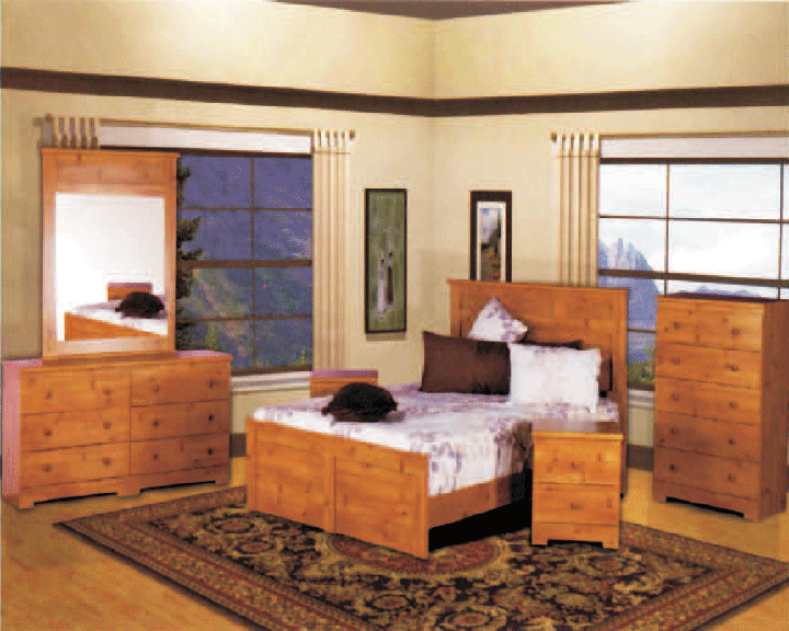 STR120 - Bedroom Set - Double or Queen, Various Colours  NB-120