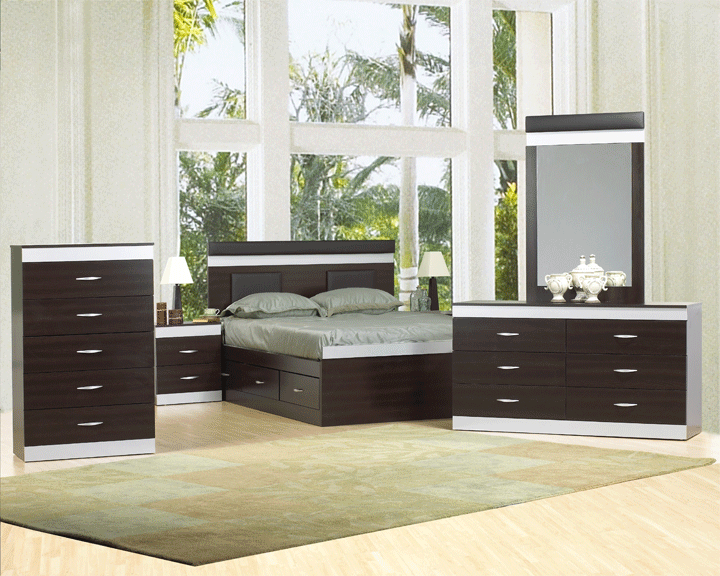 STR132 - Bedroom Set - Double or Queen, Various Colours  NB-132