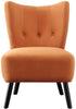 Accent Chair in Orange Velvet  MZ-341166