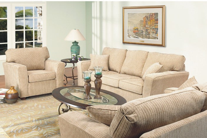 Sofa, Loveseat and Chair - Rel 607