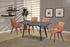 5Pc or 7Pc Dining Set - Extension Table and  Brown Chairs T-1814 | C-1825