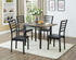 Dinette Set - Laminate Top Table with Drop Leaf and Black Metal Legs  IF-1023