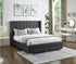 Bed - Grey Fabric with Storage   IF-5327