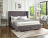 Bed - Grey Velvet with Storage & Deep Tufting  IF-5320
