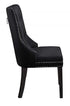 Velvet Dining Chair - Black  C-1221
