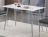Dining Table Only - Marble Glass Table &  Chrome Legs  T-5080