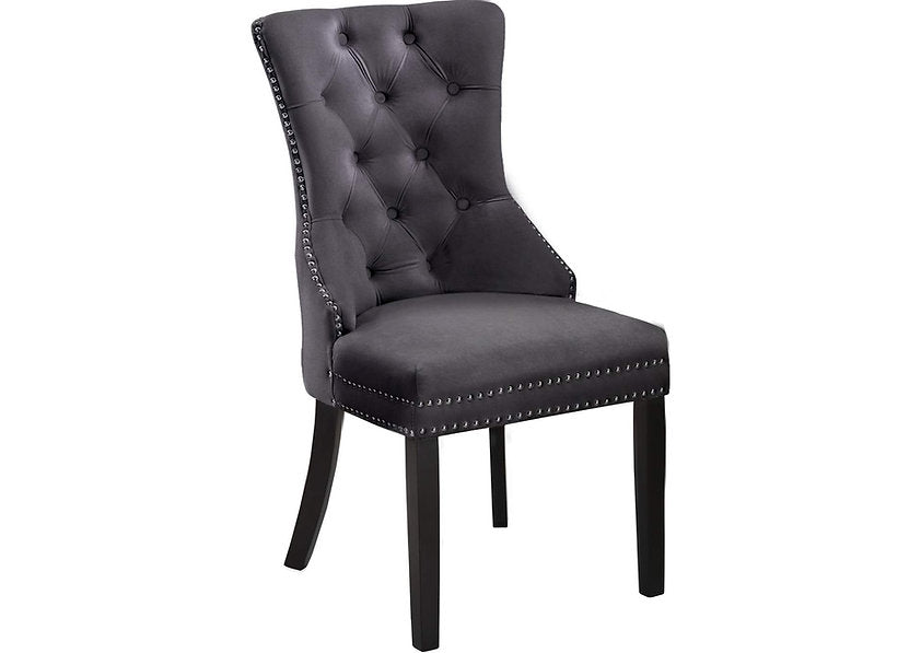 Velvet Dining Chair - Grey  C-1220